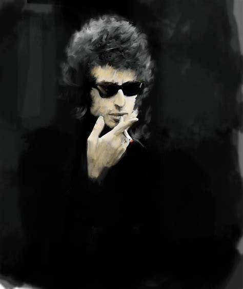 When it comes to painting, bob dylan may not be such an original. Inwardly Faded Bob Dylan Painting by Iconic Images Art ...