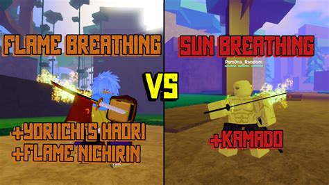 Flame Breathing vs Sun Breathing!! Yoriichi's Haori+Flame Nichirin
