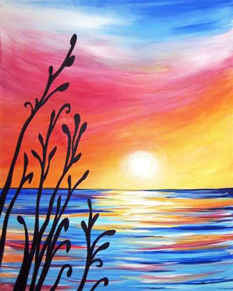 Find Your Next Paint Night Muse Paintbar Mountain Landscape