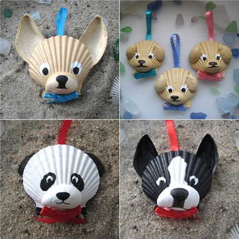 Adorable Seashell Craft Ideas Seashell Animal Ornaments
