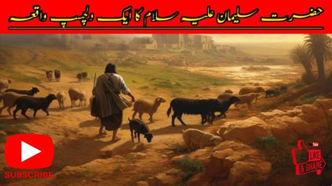 Hazrat Suleman Ka Waqia Prophet Solomon Story Qasas Ul Anbiya In