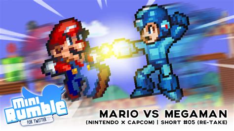 Mario Vs Megaman Mini Rumble For Twitter By Spideyhog On Deviantart