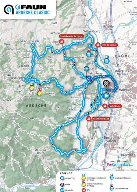 Places, streets and buildings photo from satellite. 2020 Faun Ardèche Classic results