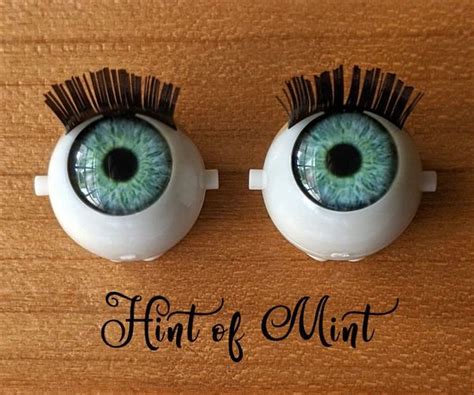 hint of mint premium blinking doll eyes beautifully custom doll eyes different skin tones