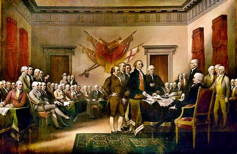 Boston 1775 John Adams Views Trumbulls Painting Of The Congress