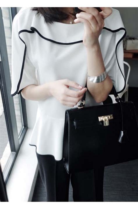 Blouse kemeja blouse kerja santai wanita putih ayumi white image information: BLOUSE WANITA PUTIH HITAM MODIS | Jual | Model Terbaru | Murah