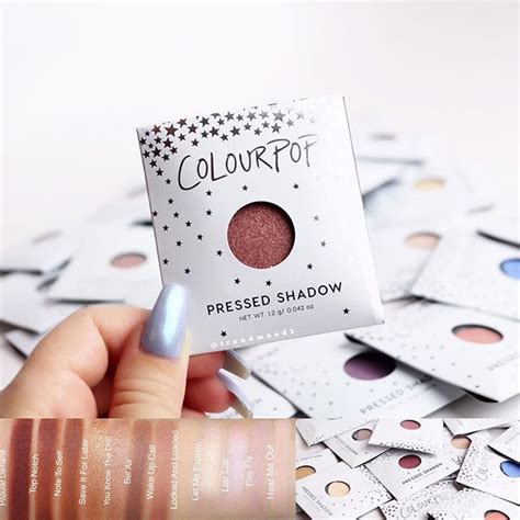 colourpop pressed eyeshadows swatches are courtesy of trendmood1 on instagram makeup artist