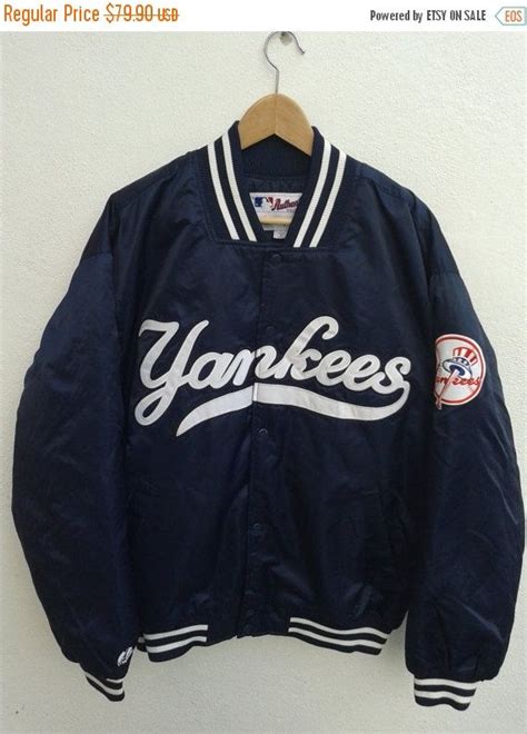 Men's modern casual printed color long sleeve hood. Vintage 90s New York Yankees By Majestic Athletic ...
