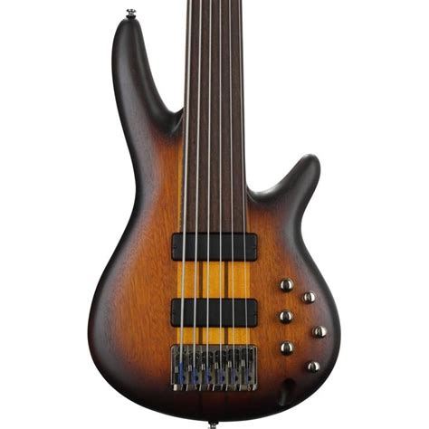 Ibanez Srf706 Bbf Sr Workshop Series 6 String Fretless Bass Guitar
