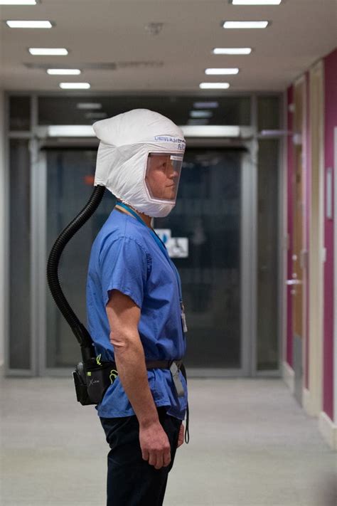 Hospital First To Widely Use New Respirator Hoods To Protect Covid 19
