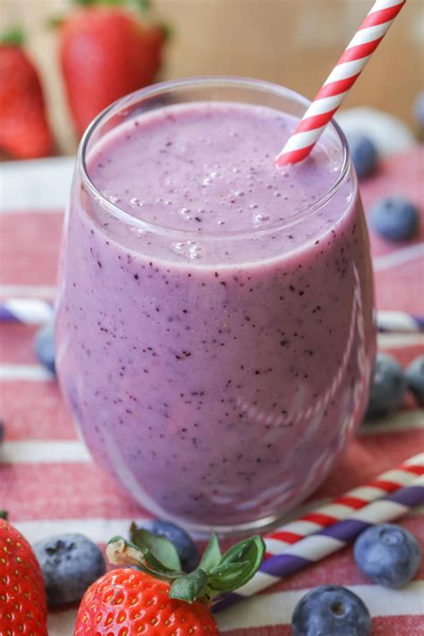 Strawberry Blueberry Smoothie Recipe Strawberry Blueberry Smoothie Easy Smoothie Recipes