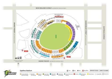 Spotless Stadium Map Map Of Spotless Stadium Sydney Australia