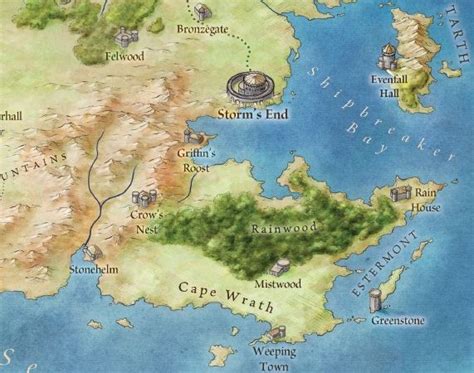 At Last Official Maps Of George Rr Martins World From Westeros To