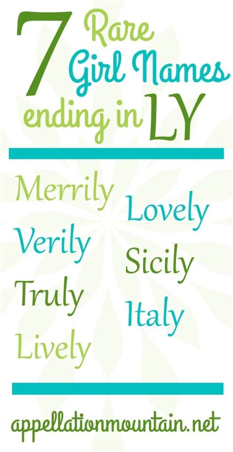 2 letter words see all 2 letter words. Truly and Italy: Seven Rare Girl Names Ending with ly ...