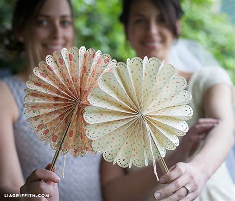 Diy Paper Fans For Your Wedding Or Summer Event