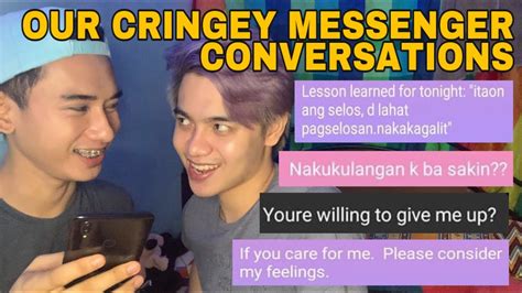 Reacting To Our Cringy Messenger Conversations Gay Couple Ph Youtube