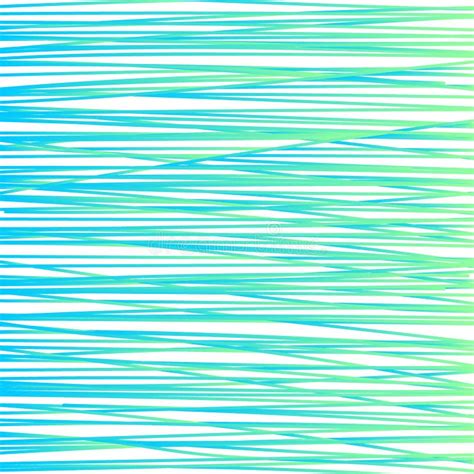 Chaotic Thin Horizontal Lines Background Linear Pattern Stock Vector