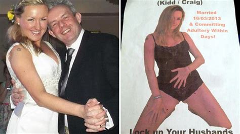 Ian Cuthbert Posts Raunchy Pictures Of Wife Alison All Over Town