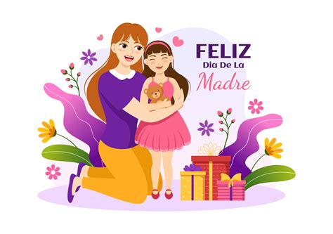 Feliz Dia Delaware La Madre Ilustración Con Celebrando Contento Madre