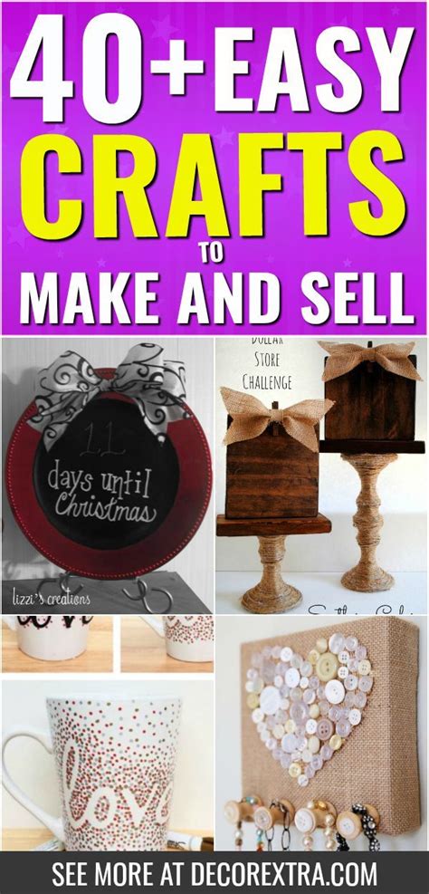 homemade crafts easy diy crafts fun crafts amazing crafts homemade clay decor crafts sell