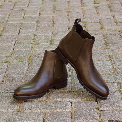 Custom Made Mens Chelsea Boots From Robert August Leather Chelsea