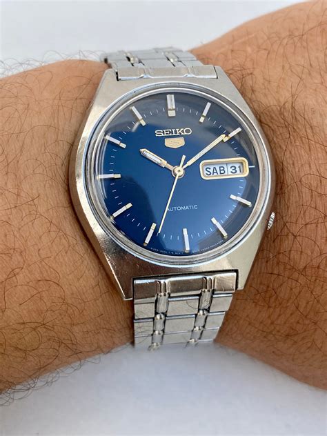 Vintage SEIKO 5 Automatic 6309 8670 Mens 17 Jewels Day Date Etsy