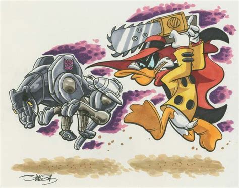 Transformers And Darkwing Duck Mashup Disney Duck Walt Disney Pato