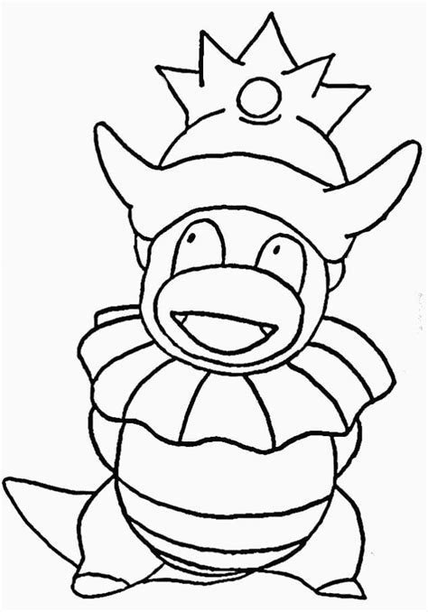 Pokemon Slowking Coloring Page Free Printable Coloring Pages For Kids
