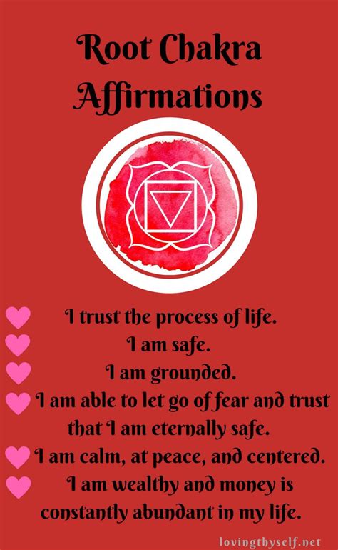 Account Suspended Chakra Affirmations Root Chakra Healing Chakra