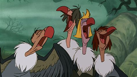 The vultures are the tetartagonists from walt disney's the jungle book. Cinema '67 Revisited: The Jungle Book