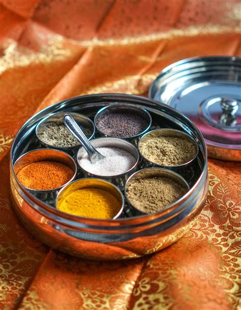 Masala Dani Spice Rack Stainless Steel Pure Indian Foods