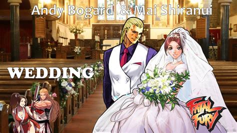Andy Bogard And Mai Shiranui In Love Wedding Andy Y Mai Boda