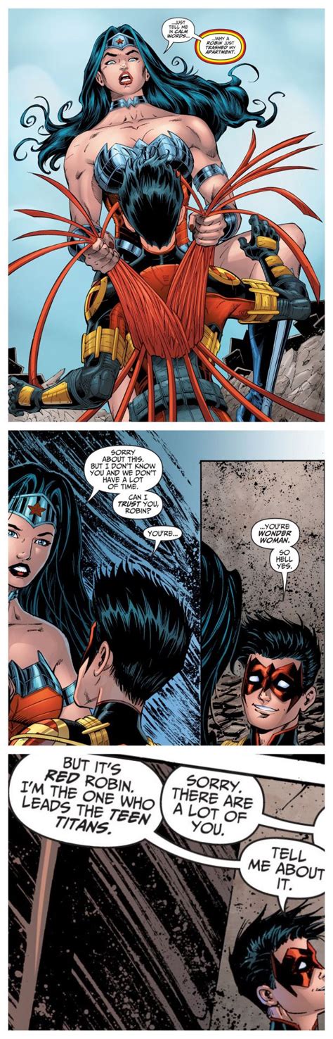 Teen Titans Diana Prince Wonder Woman Tim Drake Red Robin Im
