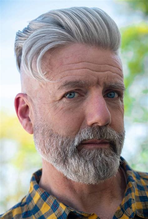 15 glorious hairstyles for men with grey hair a k a silver foxes older mens hairstyles for