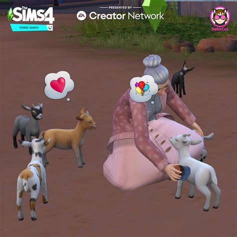 The Sims 4™ Horse Ranch Mini Sheep And Mini Goats