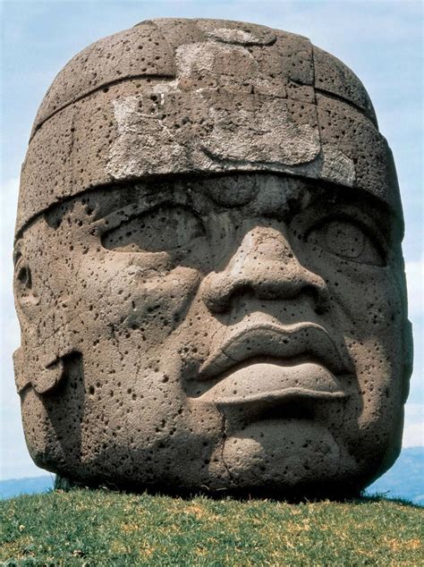 San Lorenzo Colossal Head Olmec San Lorenzo Veracruz BC Ancient Mexico Ancient