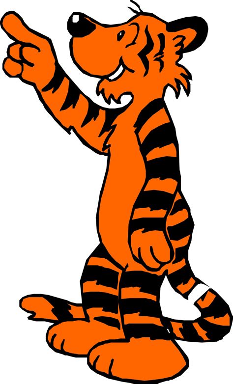 Picture Of A Cartoon Tiger Clipart Best