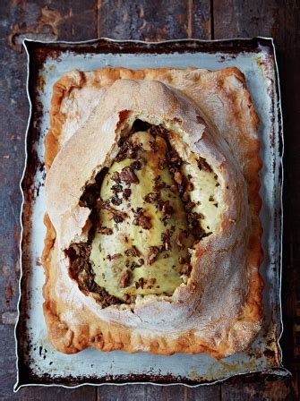 Heat the butter in a large wide pan then cook the onion for 10 minutes until softened and starting to turn golden. Chicken in a crust | Jamie Oliver