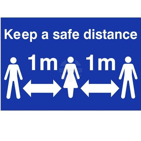 Keep Safe Distance Sticker Maxi Loka Premium Ubicaciondepersonas