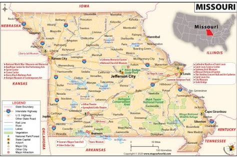Buy Map Missouri Map In Raster And Vector File Format