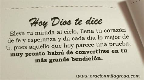 Oración Milagrosa On Twitter Hoy Dios Te Dice Oración