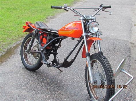 1972 print ad of amf harley davidson sprint sx350 on off road motorcycle. ~~Two ~~ Harley AMF Sprint, a SS 175 and a SX 175