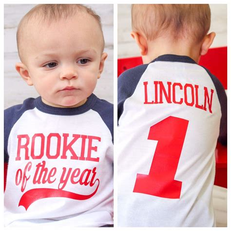 Rookie Of The Year 1st Birthday Shirt Etsy Boys First Birthday