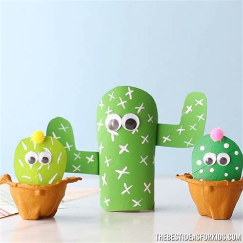 Toilet Paper Roll Cactus Video Video Easy Halloween Crafts Arts