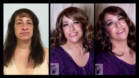 Before And After Over 40 Mature Woman Makeup Makeover With