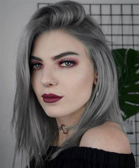 13 Grey Hair Color Ideas To Try Grey Hair Color Hair Color Grey Silver Grey Hair Dye