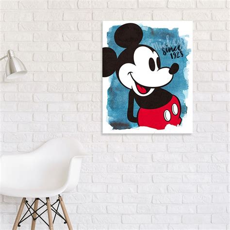 Disneys Mickey Mouse Canvas Wall Art Canvas Wall Art Mickey Mouse