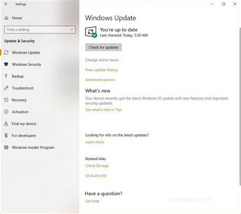 windows update check for and install in windows 10