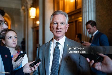 Sen Tommy Tuberville R Alaspeaks To Reporters Outside The Senate News Photo Getty Images