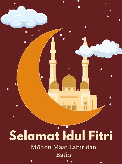 7 Kartu Ucapan Idul Fitri 2023 Contoh Kartu Ucapan Selamat Hari Raya